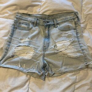 American Eagle Ripped Mom Shorts